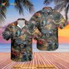 Retro Mechanic Man And Car Hawaiian Shirt