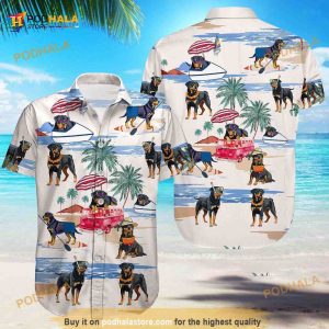 Rottweiler Button Shirt For Men Women