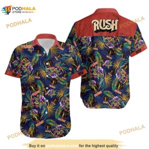 Rush 3D Funny Hawaiian Shirt