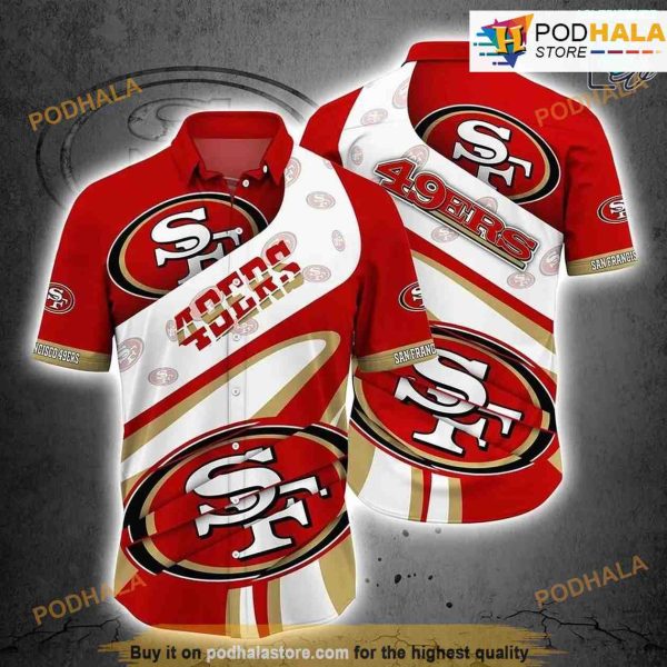 San Francisco 49ers NFL Beach Shirt For Sports Best Fans Summer NFL Hawaiian Shirt