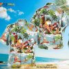 Santa Surfing Summer Hawaiian Shirt