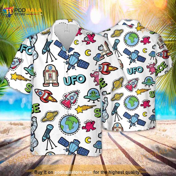 Scenery UFO Hawaiian Shirt