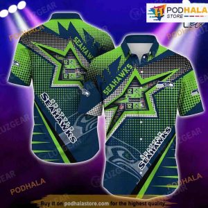 Seattle Seahawks NFL Football Beach Shirt For Summer Print Hawaiian Shirt Big Fans