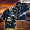 Seattle Seahawks NFL Hawaiian Shirt Mickey Print Floral For Sports Fans