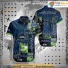 Seattle Seahawks NFL Hawaiian Shirt Skull Printed 3D Summer For Best Fans