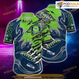 Seattle Seahawks NFL Hawaiian Shirt Style Vintage Summer Beach Shirt Gift