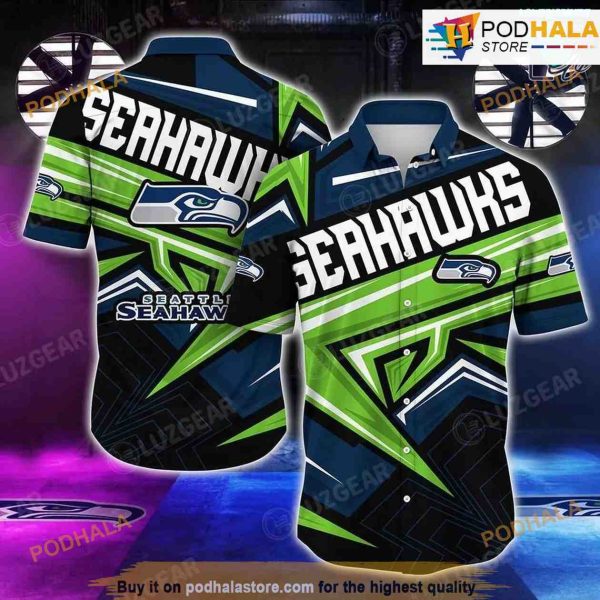 Seattle Seahawks NFL Hawaiian Shirt Trending Summer For Sports Fans