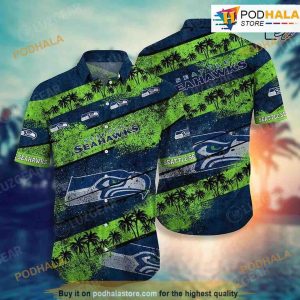 Seattle Seahawks NFL Hawaiian Shirt Tropical Patterns Summer For Best Fans