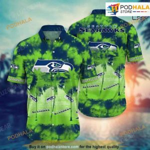 Seattle Seahawks NFL Hawaiian Shirt Tropical Patterns Summer Gift For Fans