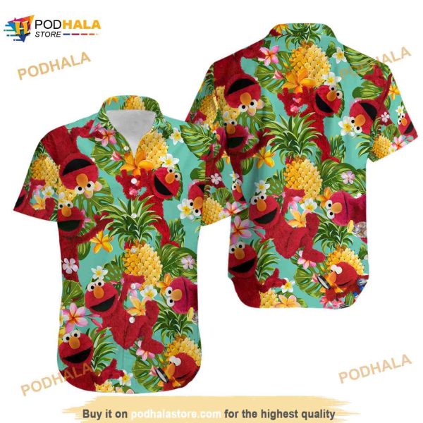 Sesame Street Elmo Hawaiian Shirt