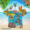 Skull On The Beach Funny Aloha Hawaiian Shirt