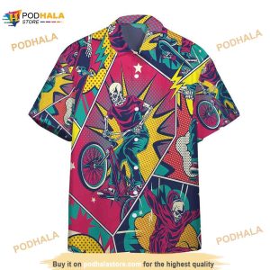 Skull Tropical 2023 Funny Hawaiian Shirt