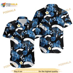 Skydiving Nature Hawaiian Shirt