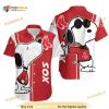 Snoopy Boston Red Sox Hawaiian Shirt For Baseball Fans