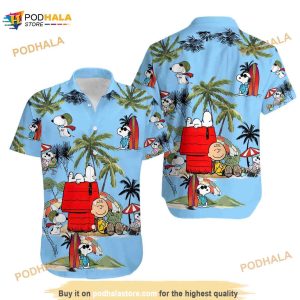 Snoopy Peanuts Summer Time Hawaiian Shirt