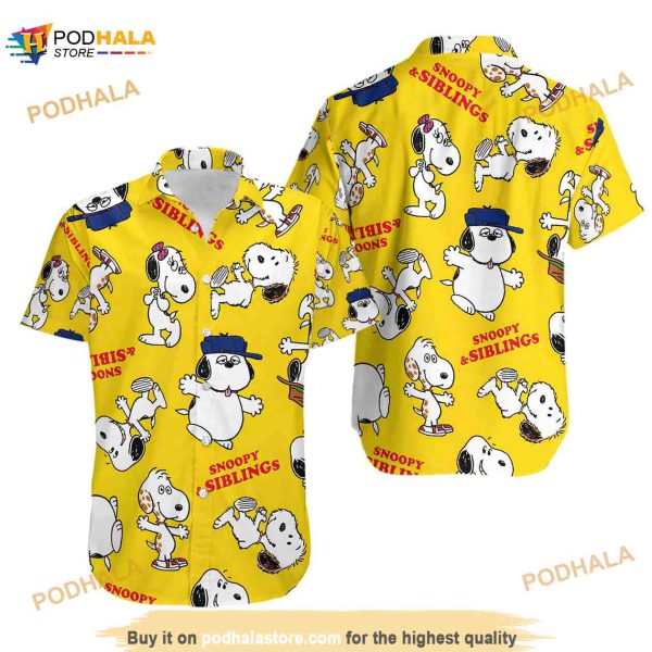 Snoopy Summer Beach Hawaiian Shirt