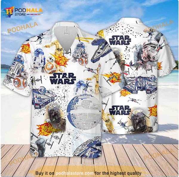 Spaceship Star Wars Hawaiian Shirt