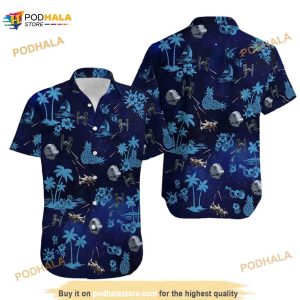 Special Star Wars Synthwave Tropcical Hawaiian Shirt For Men Women Fans