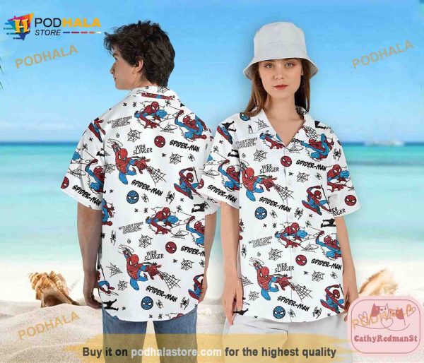 Spiderman Hawaiian Shirt