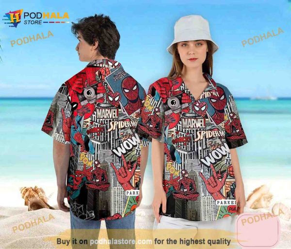 Spiderman Hawaiian Shirt