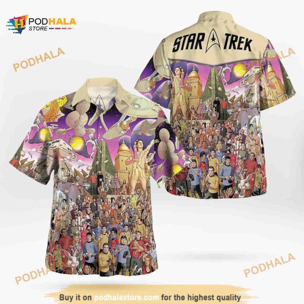 Star Trek The Original Series 50th Anniversary Comics Hawaiian Shirt