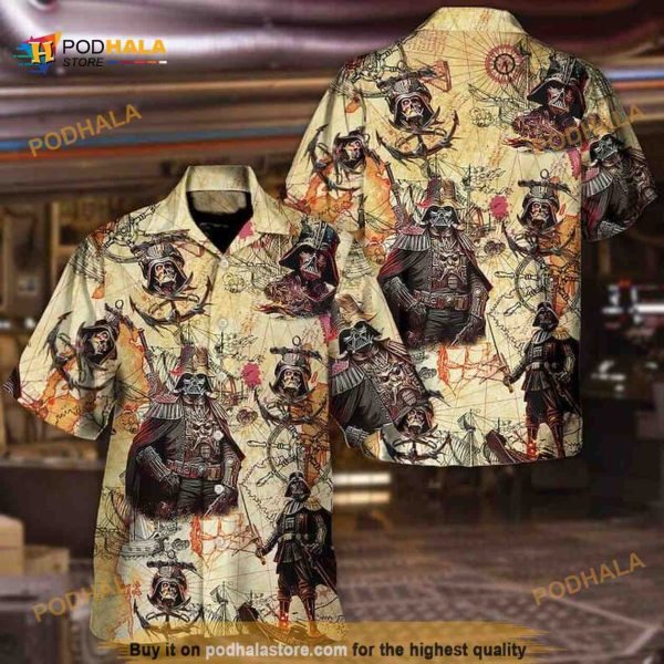 Star Wars Darth Vader Pirates Hawaiian Shirt