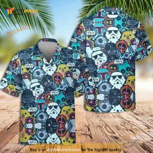 Star Wars Doodle Hawaiian Shirt