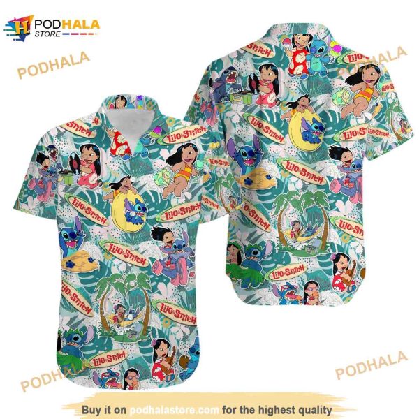 Stitch Disney Hawaiian Shirt