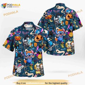 Stitch Halloween Hawaiian Shirt