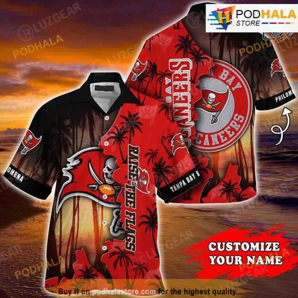 Tampa Bay Buccaneers NFL Customized Hawaiian Shirting Summer For Awesome Fans