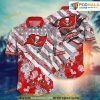 Tampa Bay Buccaneers NFL Hawaiian Floral Print American Flag Beach Shirting Summer