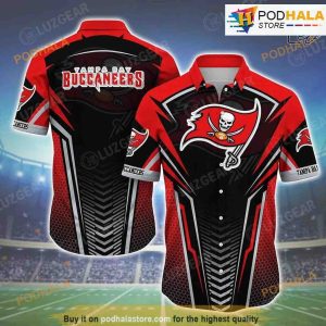 Tampa Bay Buccaneers NFL Team Football Beach Shirt Summer Button Down Hawaiian Shirt Best Fan Ever