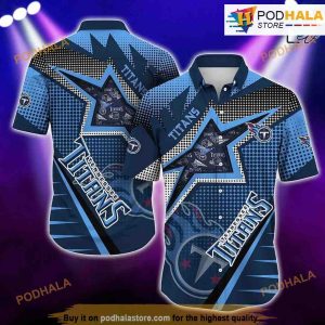 Tennessee Titans NFL Football Beach Shirt For Summer Print Hawaiian Shirt Big Fans