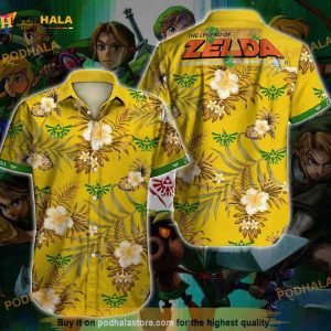 The Legend Of Zelda 3D Hawaiian Shirt