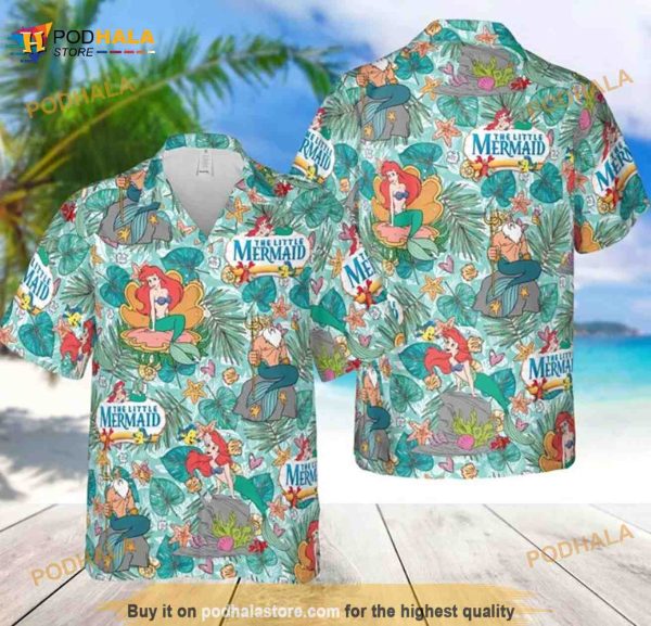 The Little Mermaid Hawaiian Shirt