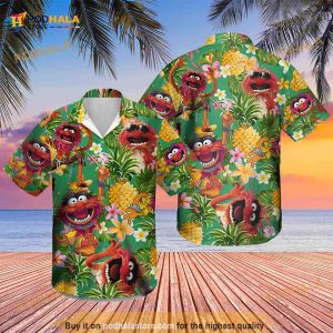 The Muppet Animal Pineapple Tropical Hawaiian Shirt