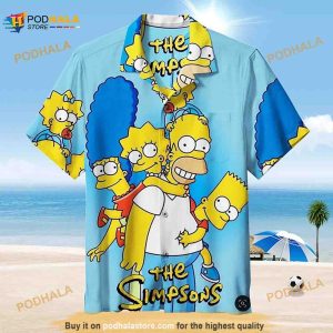 The Simpsons 3D Hawaiian Shirt