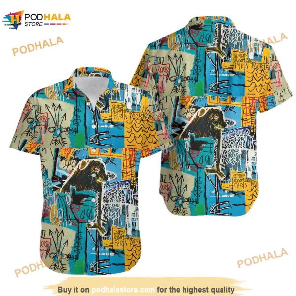 The Strokes Pattern 3D Full Print Hawaiian Shirt