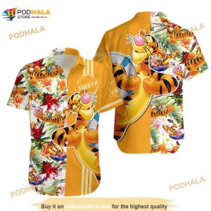 The Tiger Floral Hawaiiam Shirt