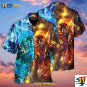 Thunder Horse And Fire Horse Hawaiian Shirt