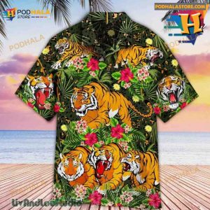 Tiger Tropical Aloha Hawaiian Shirt