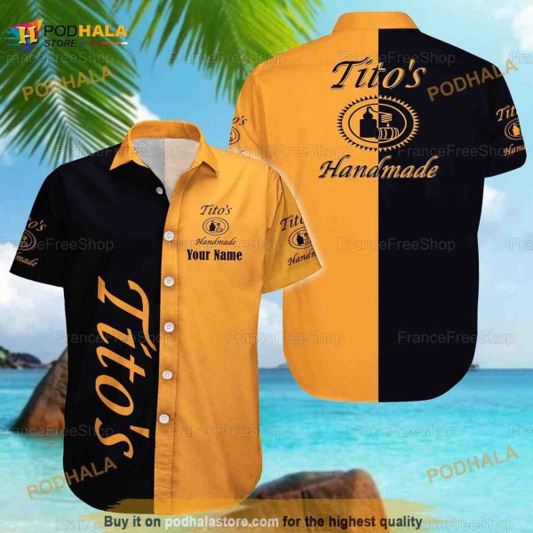 Titos Vodka Button Shirt