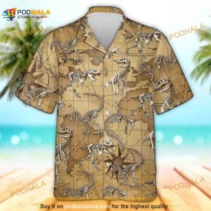 Trex Love Dinosaur Trending Summer Beach 3D Hawaiian Shirt For Men Women