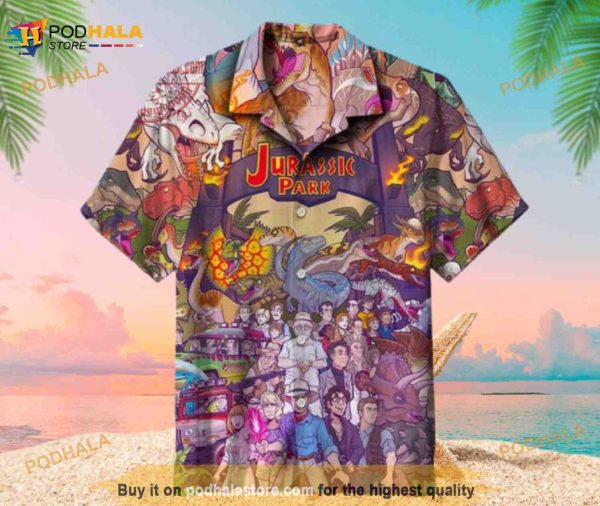 Tropical Jurassic Park Hawaiian Shirt – Explore The Prehistoric World