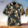 Tropical Leaves Baseball Hawaiian Shirt