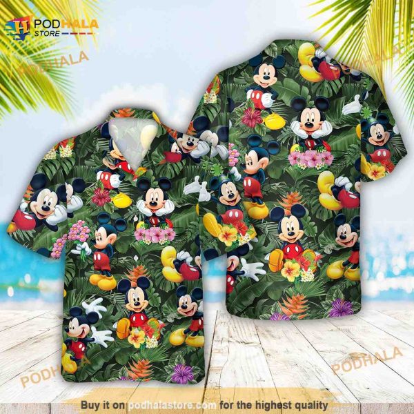 Tropical Mickey Hawaiian Shirt