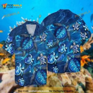 Turtle Colorful Best Hawaiian Shirt