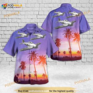 US Army Air Forces Seversky P-35 Hawaiian Shirt