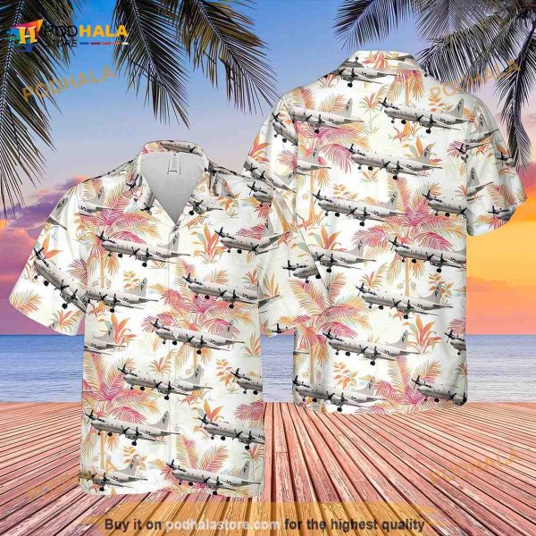 US Navy Lockheed P-3c Orion 3D Hawaiian Shirt