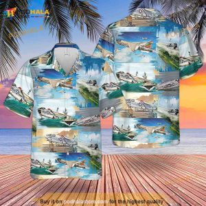 US Navy Vought F-8 CrUSAder Hawaiian Shirt